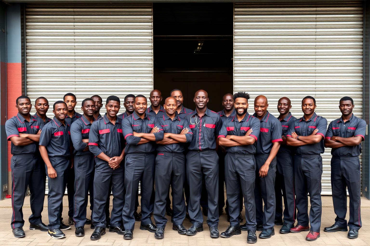 The Mainland Auto Clinic team outside the workshop